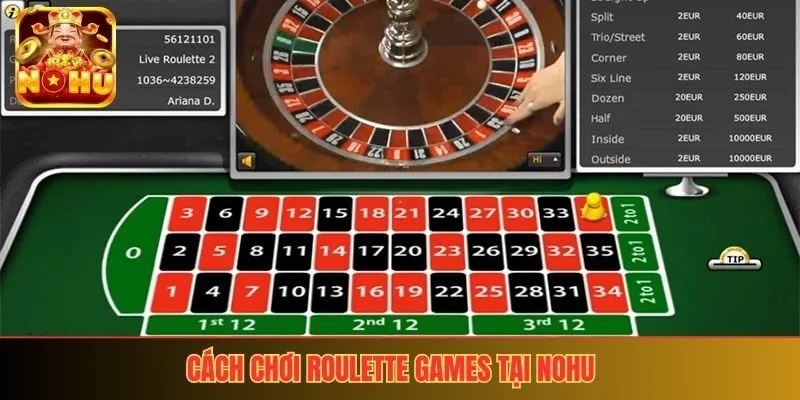 Cách chơi roulette games hiệu quả tại nohu